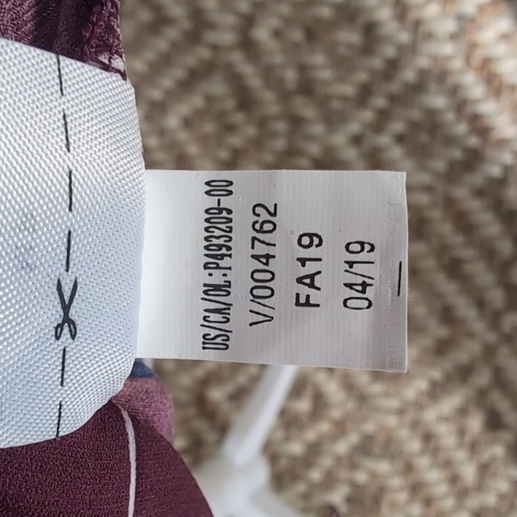 Banana Republic Purple Floral Midi Dress - Picture 6 of 6